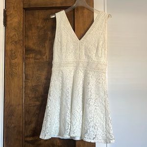 Lulus white lace dress